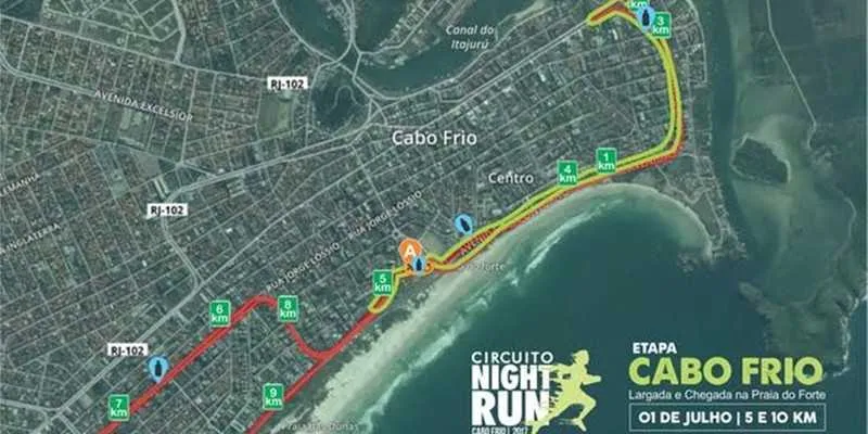 Corrida noturna de rua 2017 terá premiação em dinheiro e sorteio de brindes para os atletas