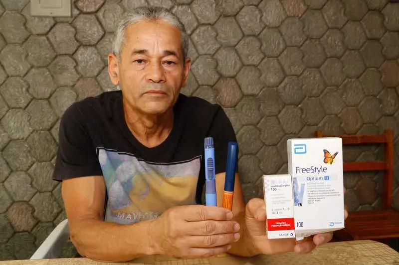 José Inácio não consegue os medicamentos para diabetes