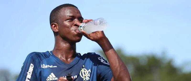 O atacante Vinicius Junior teve destaque nas categorias de base do Fla e da seleção brasileira