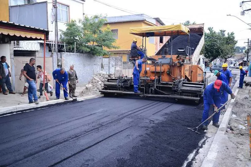 Ruas do bairro Jardim Miriambi recebem as intervenções do Programa de Aceleração do Crescimento