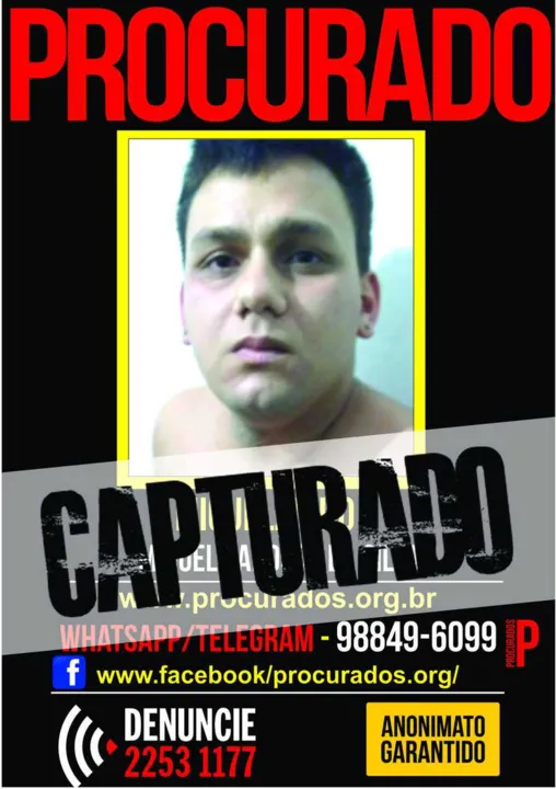 Miguelzinho fugiu de uma penitenciária em SP, há dois anos
