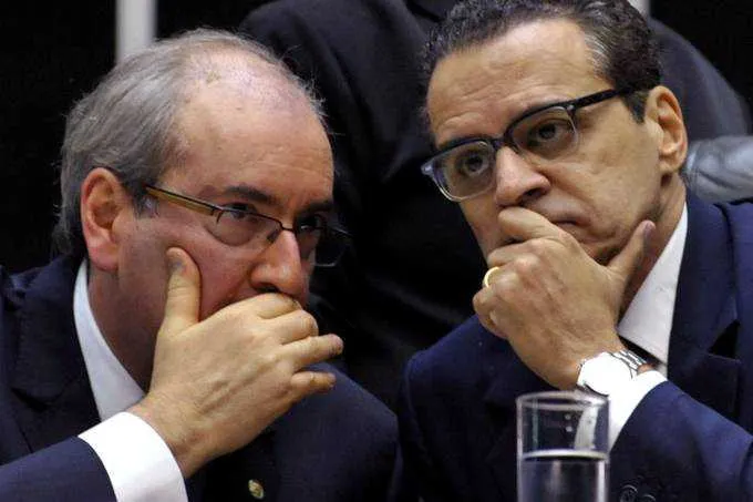 Os deputados Eduardo Cunha (PMDB-RJ) e Henrique Eduardo Alves (PMDB-RN)