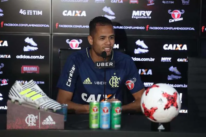 Geuvânio é o oitavo reforço rubro-negro para a temporada. ‘Estou muito feliz com o acerto’, disse