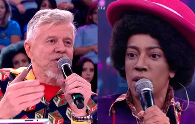 Rolou "climão" no Show dos Famosos, no "Domingão do Faustão". Durante os comentários do júri, Samanta Schmütz e Miguel Falabella entraram numa saia justa. O ator disse que “à exceção de Fafá e Luiza, que são cantoras, todos os outros..." e foi interrompido por Faustão, que lembrou que Samantha e Emanuelle Araújo também são cantoras. Samantha lembrou que pode não ser uma "cantora famosa", mas que em breve lançará CD com músicas que está compondo. 