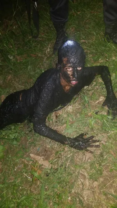Luiz Felipe foi pego em valão
