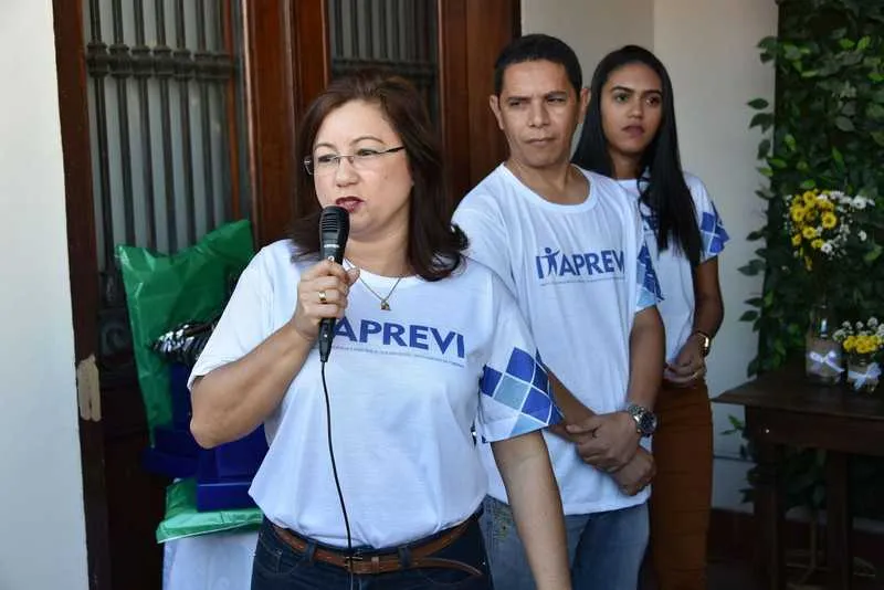 A presidente do Itaprevi, Andreia Daumas, preparou festa para receber os aposentados