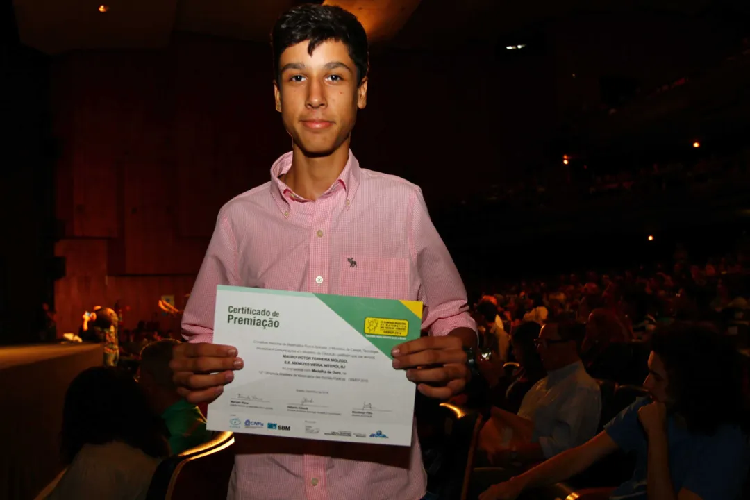 Mauro Victor Moledo conquistou medalha de ouro na competição