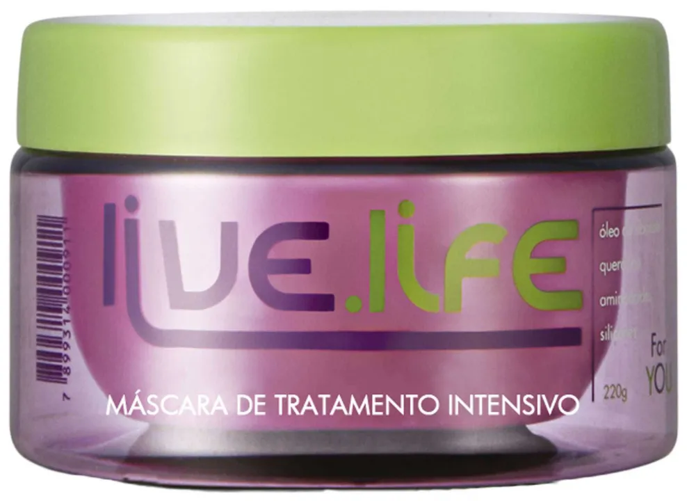 Máscara para hidratação da Live.life, R$ 40