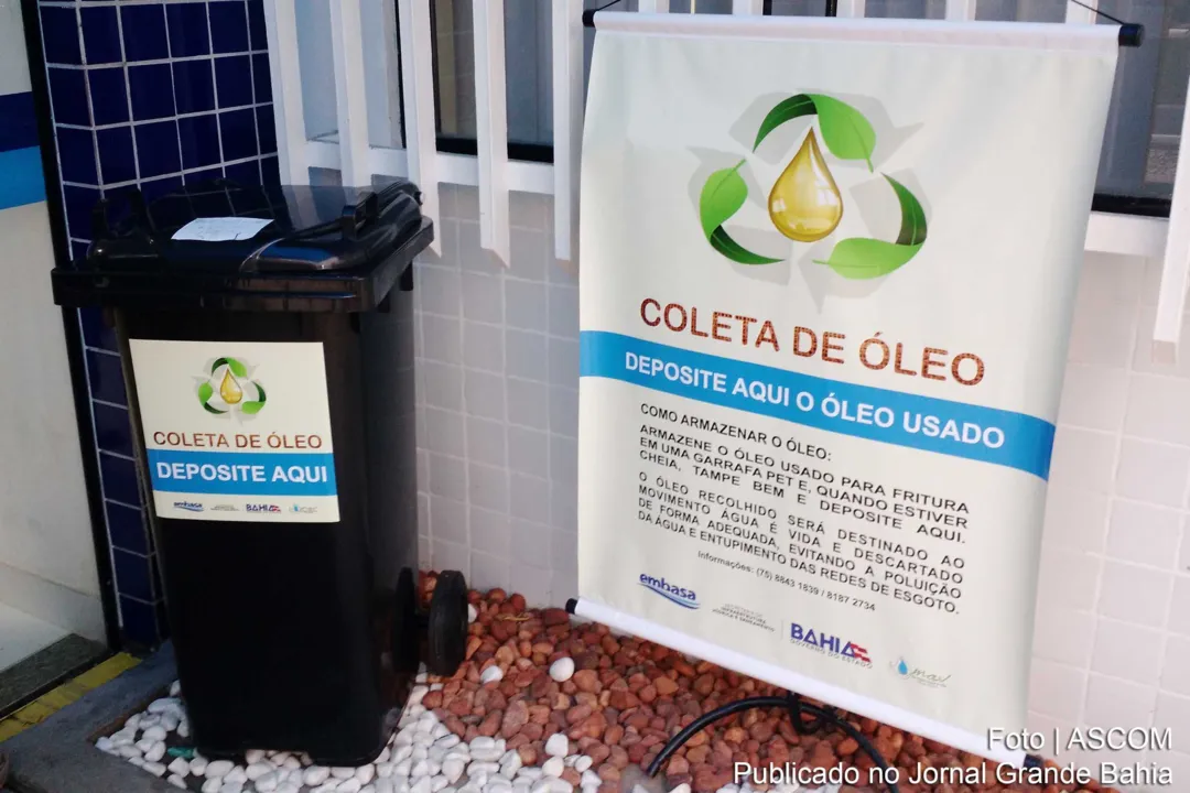 Óleo vegetal usado será recolhido por empresas credenciadas