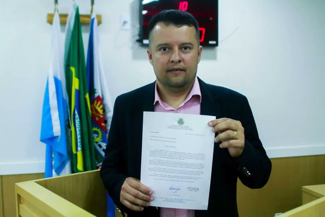 Vereador Alexandre Gomes protocolou ofício no gabinete do governador Luiz Fernando Pezão