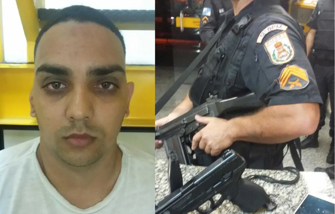 Gabryel (detalhe) e o menor foram reconhecidos por vítima