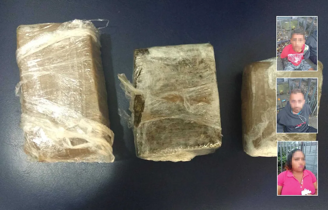 Waleska, Dayved e Rafael estavam dentro de um veículo quando foram abordados por policiais do 22º BPM (Manguinhos)