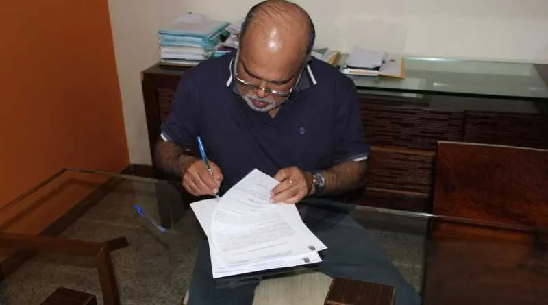 O prefeito Paulo Dames assinou um acordo de parceria