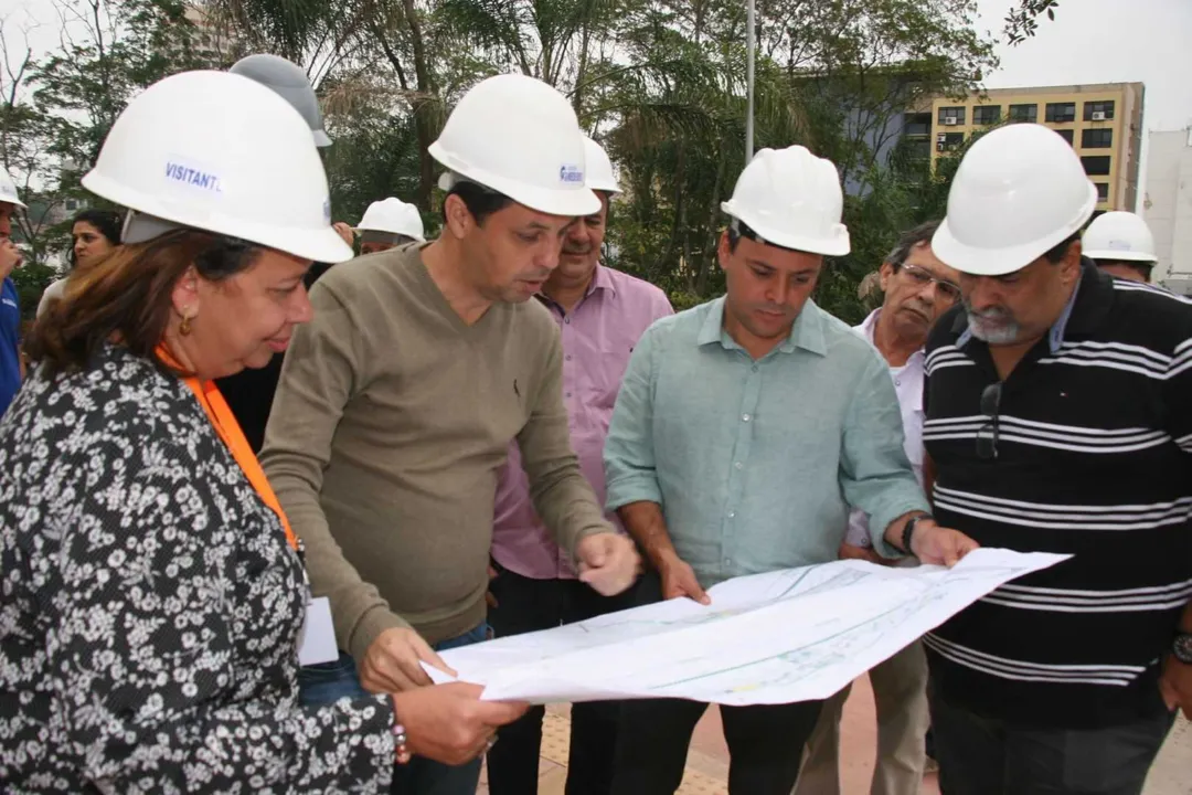 Rodrigo Neves visitou, ontem, as obras do novo parque