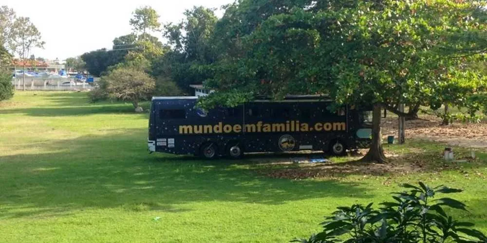 A família de São Roque, em SP, está hospedada no Bosque Clube Camping, em Cabo Frio