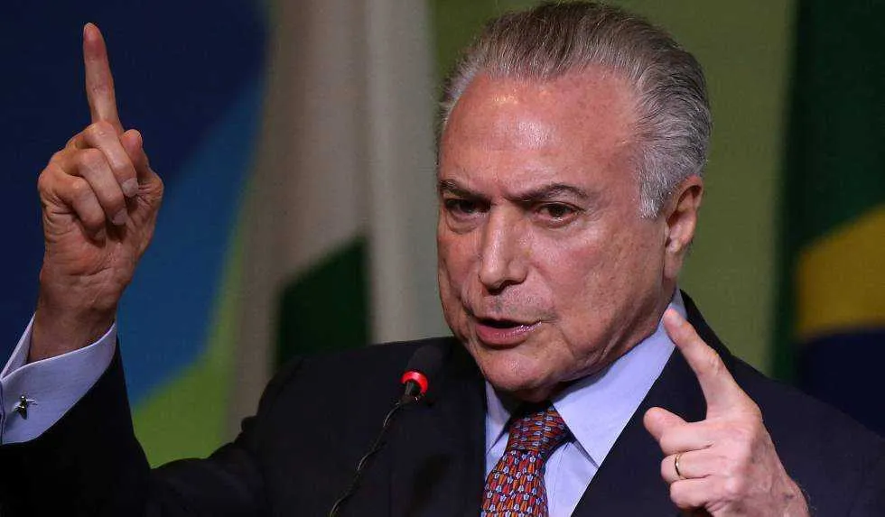  Temer segue para a China acompanhado de ministros, governadores e parlamentares.