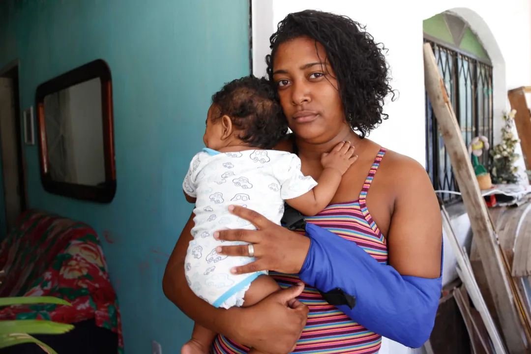 Kamilla foi atacada por uma mulher no Boaçu, em São Gonçalo, e viveu momentos  de pânico