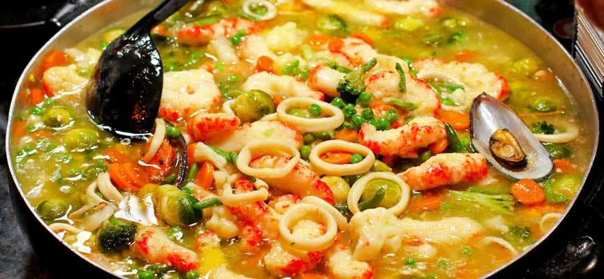 Cardápio será peixada com camarão