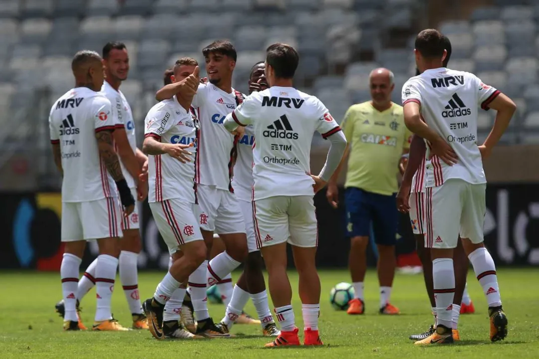 No último treino dos jogadores rubro-negros antes da decisão, clima foi de animação e confiança