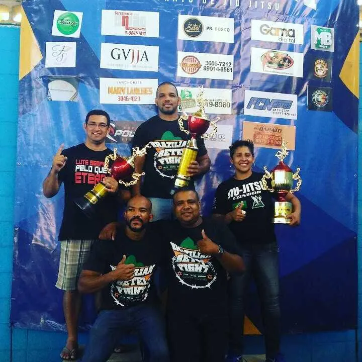Os professores Douglas, Eriton e Jefferson organizaram o torneio