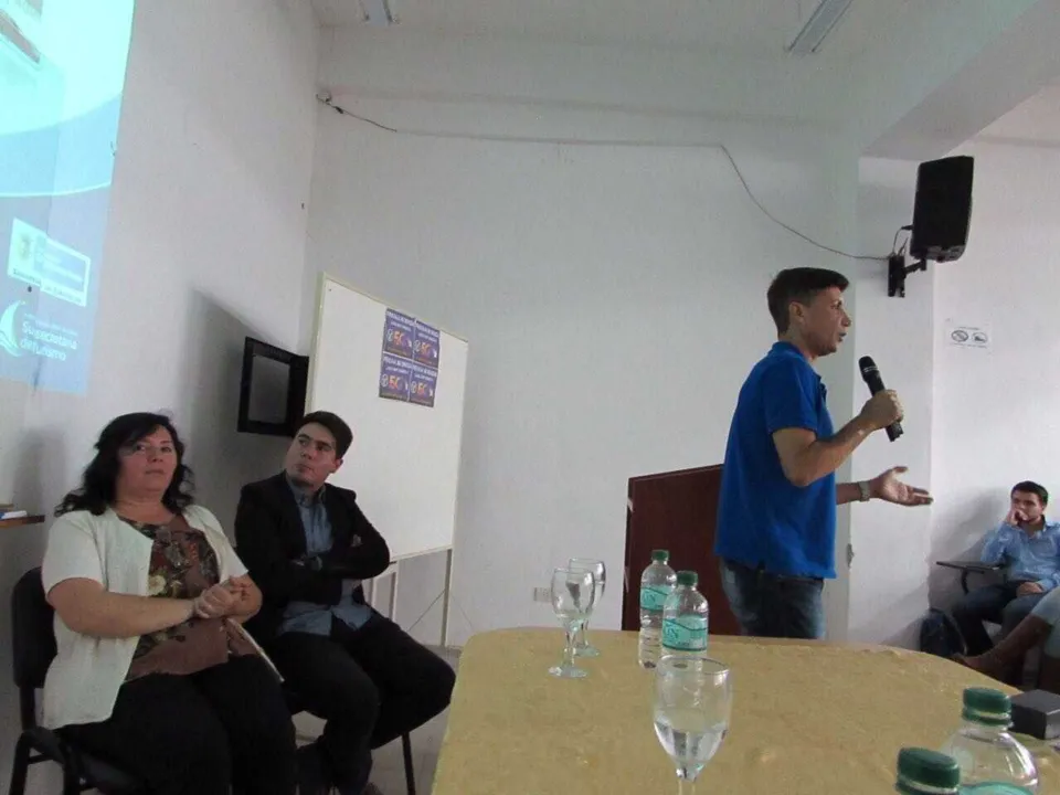 Um dos palestrantes representou a Secretaria de Educação