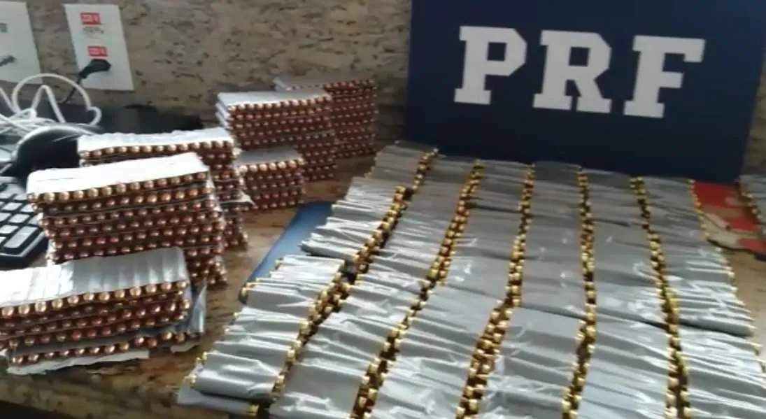 2.150 munições de fuzis e pistolas foram apreendidas