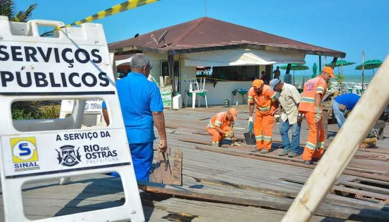 Imagem ilustrativa da imagem Orla da Costa Azul recebe reparos