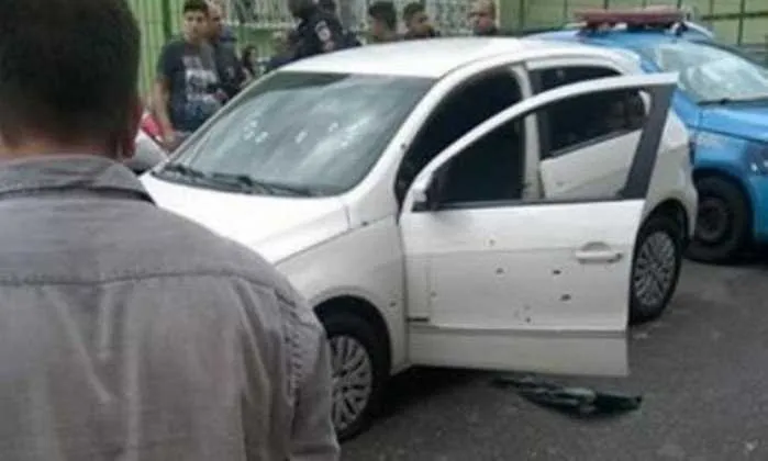 Veículo do militar Luiz Gustavo Teixeira foi atingido por cerca de 17 disparos