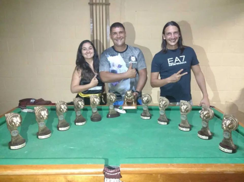>> Leyse, David e Junior são os idealizadores do evento de cães