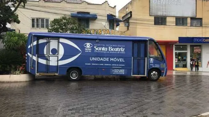 >> O ônibus estará fazendo consultas na região de Bacaxá