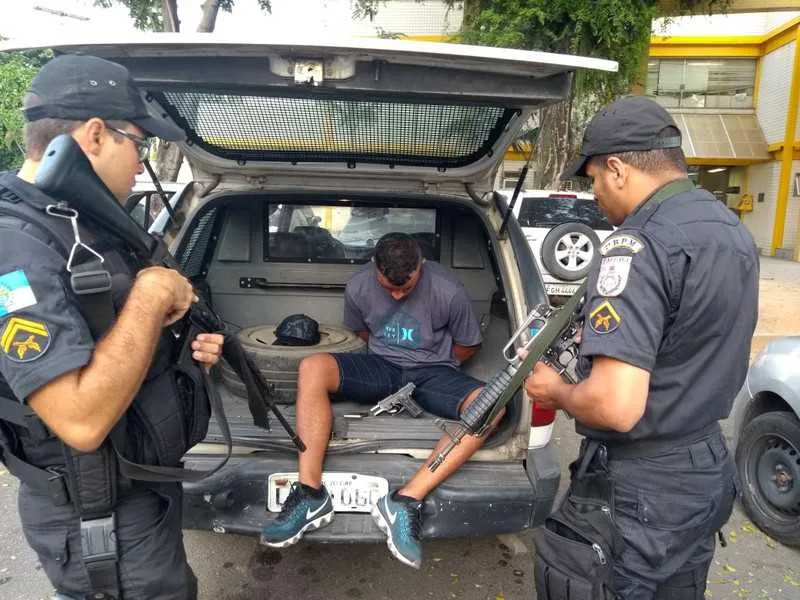 Preso com arma no Boa Vista. Douglas de Oliveira Ramos