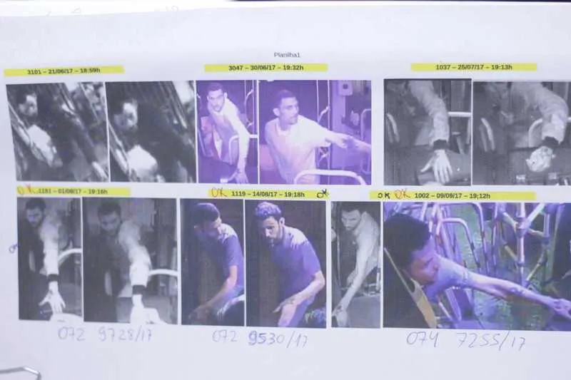 Polícia recebeu várias imagens do acusado de assaltos em SG