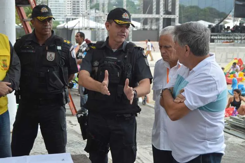 A logística da segurança foi apresentada ontem em Icaraí