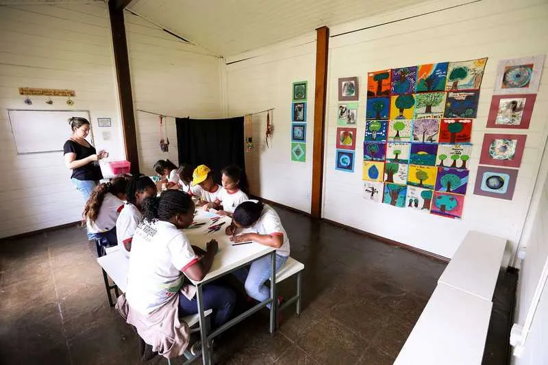  Saeb avalia alunos do 5º e do 9º anos do ensinos fundamental e médio em Portuuguês e Matemática