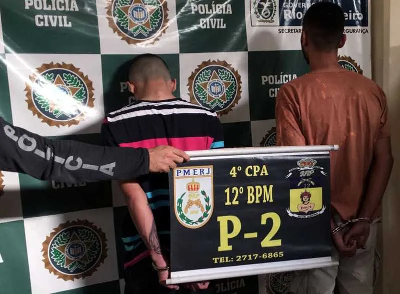Os presos tinham mandado de prisão abertos pela justiça