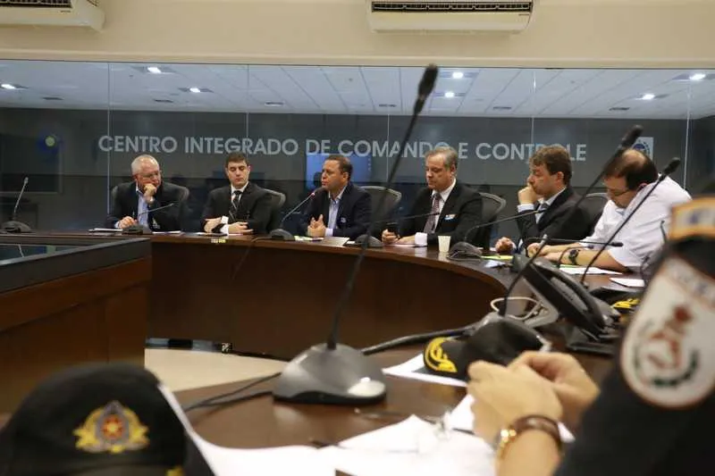 Autoridades se reuniram com a cúpula de segurança do Estado