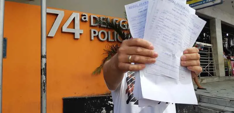  As vítimas do empresário estelionatário procuraram a 74ª DP ( Alcântara) e, registram o caso