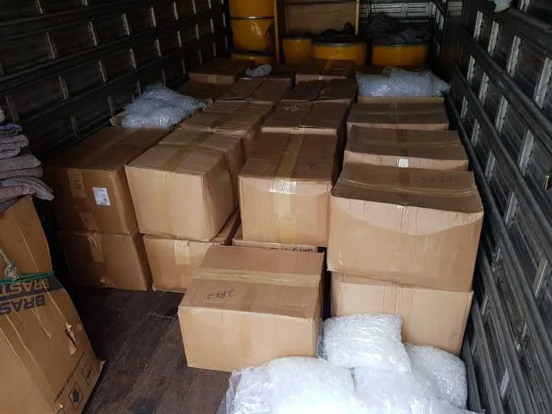 As cápsulas seriam usadas para embalar cocaína em pó 