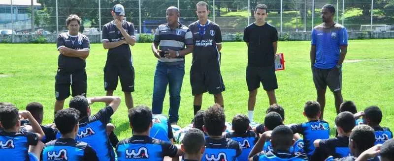 A comissão técnica conversou com os atletas