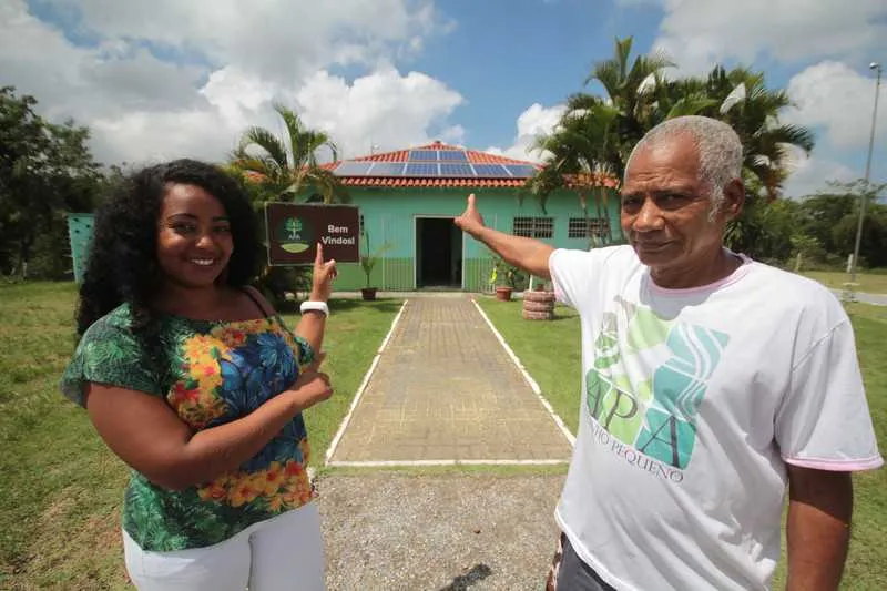 Administradora Luciane Marinho comemorou a renovação do espaço que recebe muitas visitas