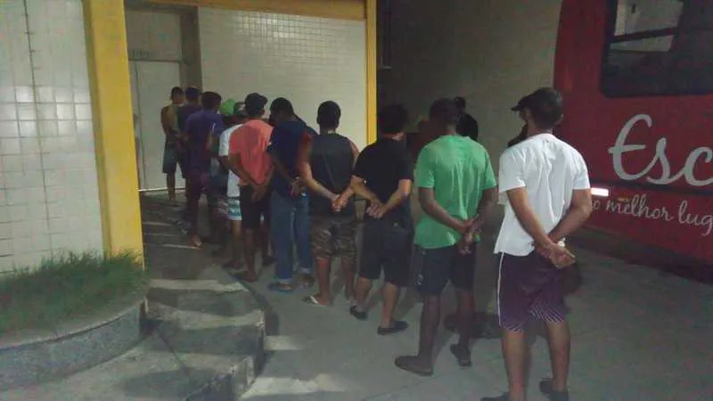 Todos os homens foram levados para a 126ªDP (Cabo Frio)