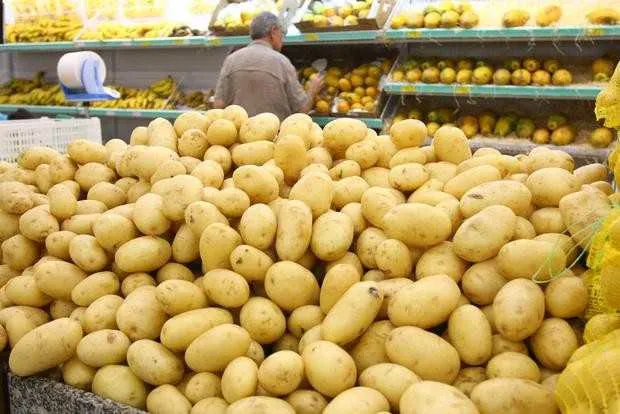 A batata está 16% mais barata em relação à semana passada