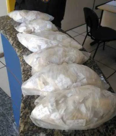 Durante a ação, foram apreendidos 492 pinos de cocaína.