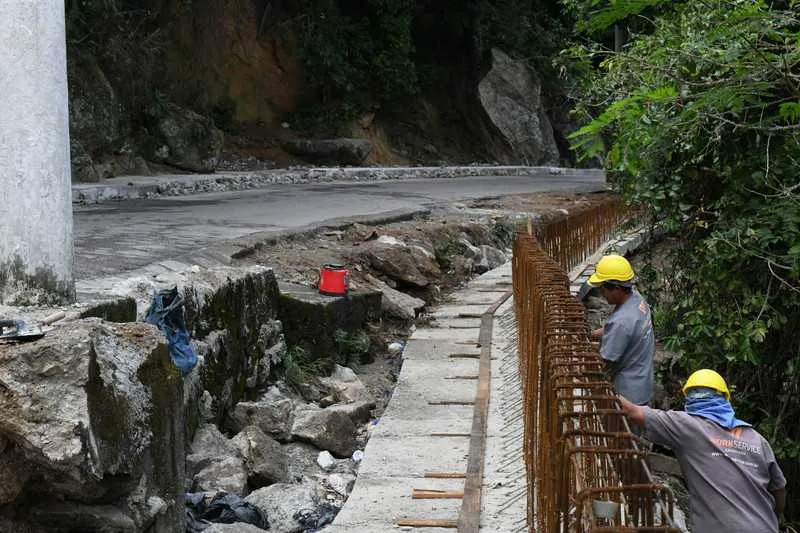 A obra de alargamento foi iniciada em janeiro em Niterói
