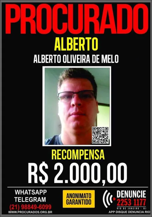 Alberto é procurado pelo crime 
