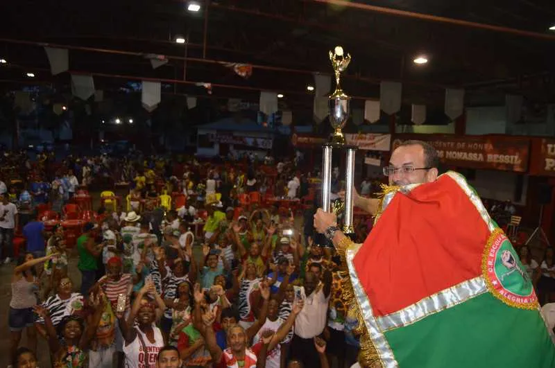 Escola de samba conquistou seu primeiro título na cidade