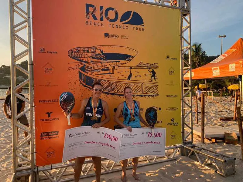 Raffaella Miiller e Maraike Biglmaier foram as vencedoras na chave feminina do torneio