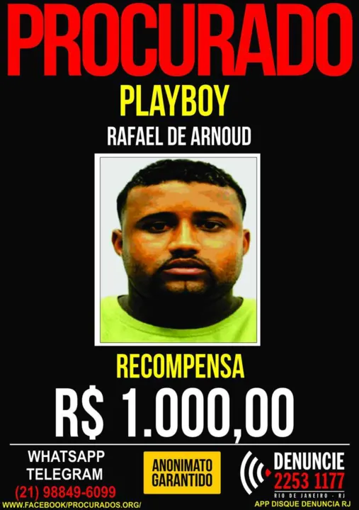 'Playboy' assumiu a chefia do tráfico de drogas após morte de Nando do Anaia