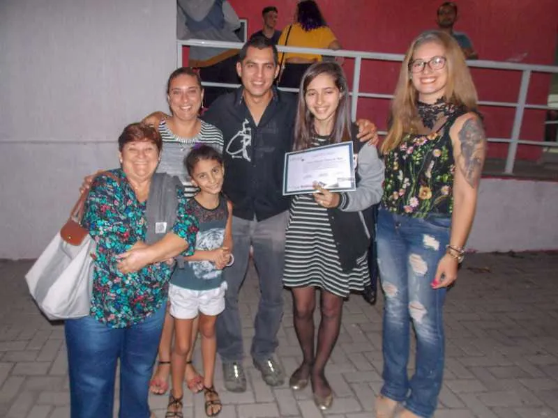 A última turma da oficina de cinema recebeu o certificado de conclusão no último fim de semana
