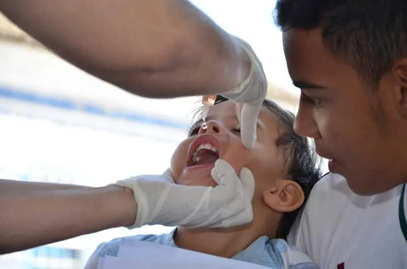 Campanha conta pólio e sarampo 